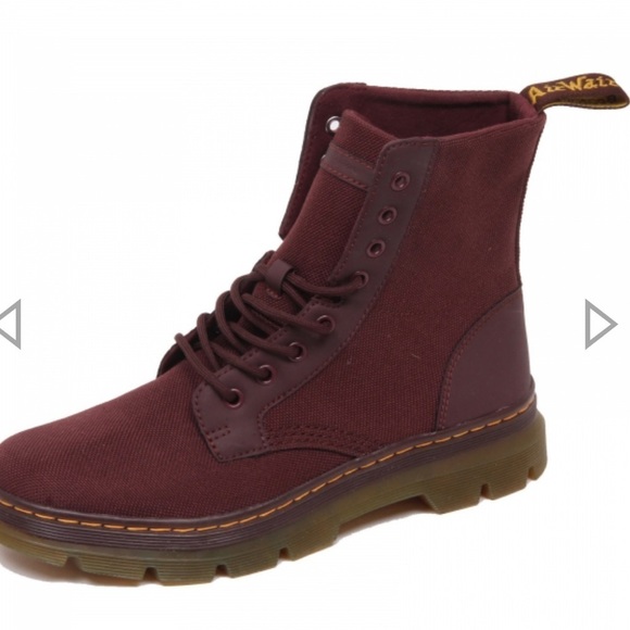 DR. MARTENS combs burgundy, boots man 4. Ladies 5 - Picture 2 of 15